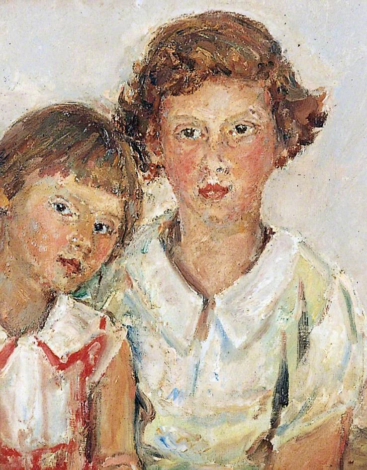 Ethel Walker - Kathleen and Iris, Worthing Museum and Art Gallery